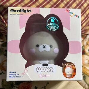 MIMI & COCO White Bunny Night Light Minimalist Design